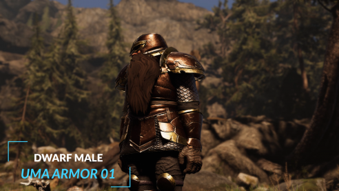 UMA Dwarf Armor Pack I UMA Dwarf Armor Pack I